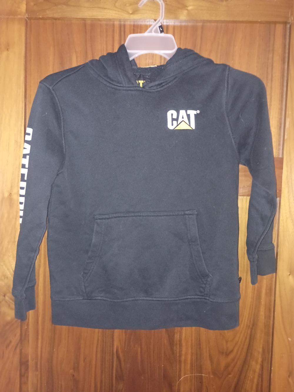 Caterpillar Black Hooded Sweatshirt